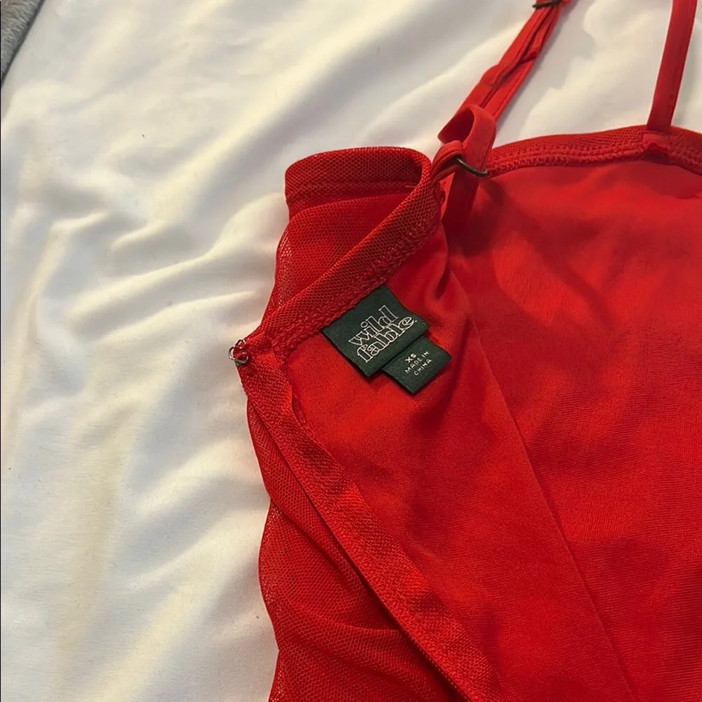 ❤️❤️❤️ Wild Fable Red Ruched Bodycon Dress - Picture 8 of 9